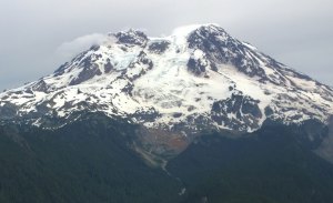 The west side of Mount Rainier, source of the Puyallup RiverPhoto by Morf Morford