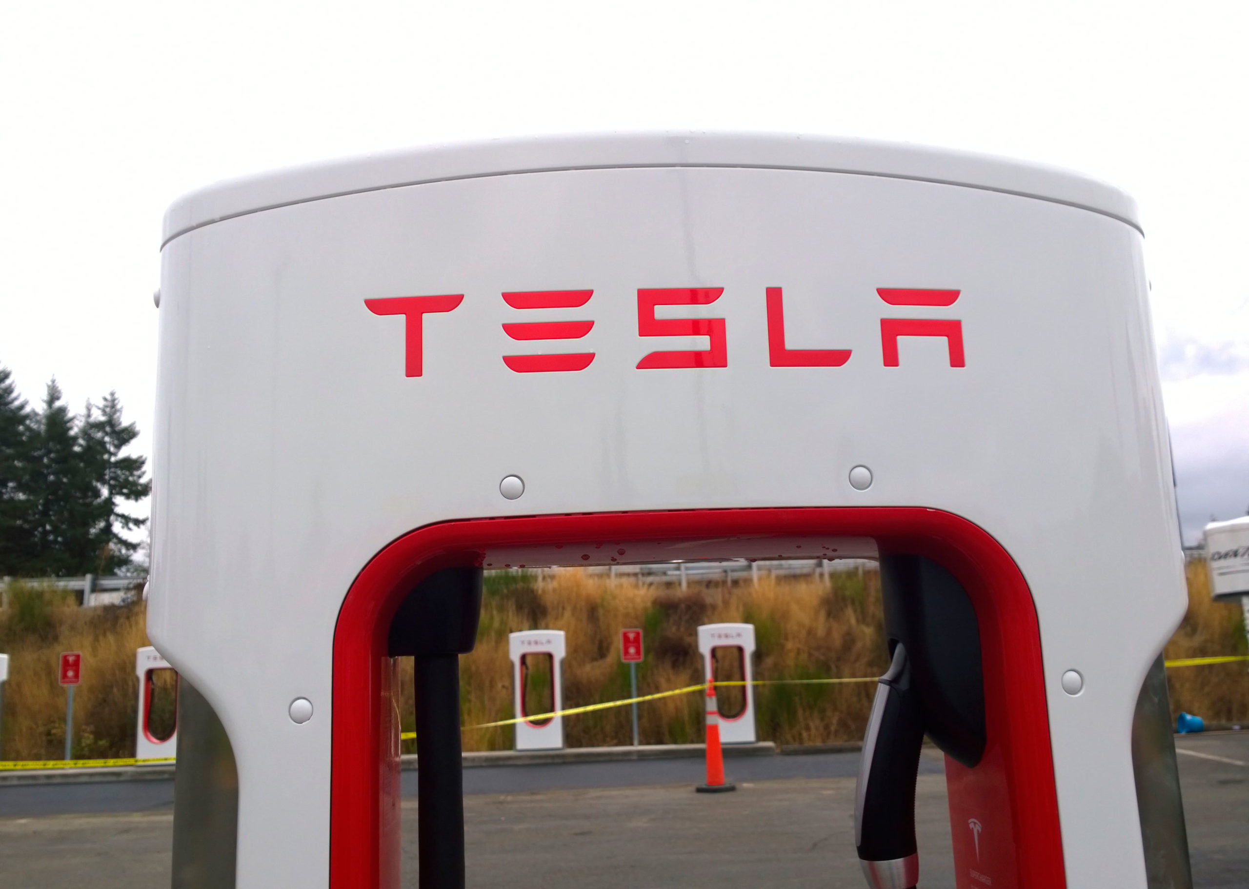 EV charging stations are becoming more visible every year, like this one in Centralia.    Photo: Morf Morford