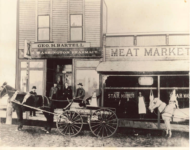 Lake Washington Pharmacy, 2911 Jackson Street, Seattle, 1890s, Courtesy Bartell Drugs