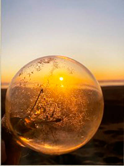 Lauren Bridget King &ldquo;Lightbulb Sunset&rdquo; (pictured above) Superintendent&rsquo;s Award, Image courtesy OSPI