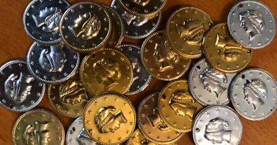 I have no idea where these came from or what they represent, but I do know that they are worthless. (Photo by Morf Morford)