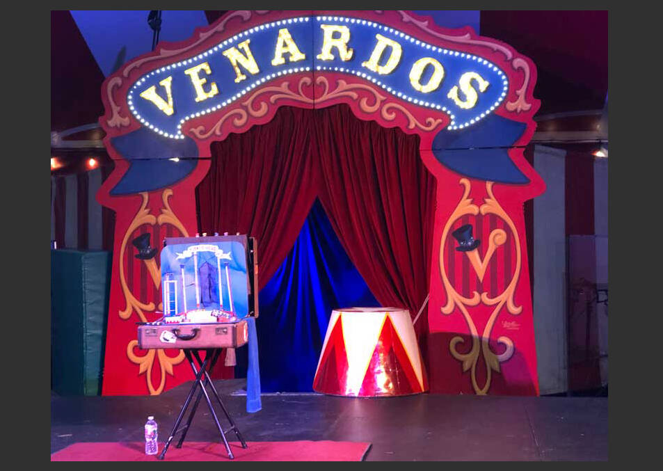 Like life itself, a circus starts with an empty stage - and a sense that anything could happen. (Photo by Morf Morford)