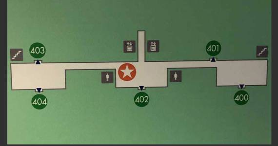 The biggest problem with recessions is that we never know where we are until its over. We need one of those You are here stars on the recession map. (Photo by Morf Morford)