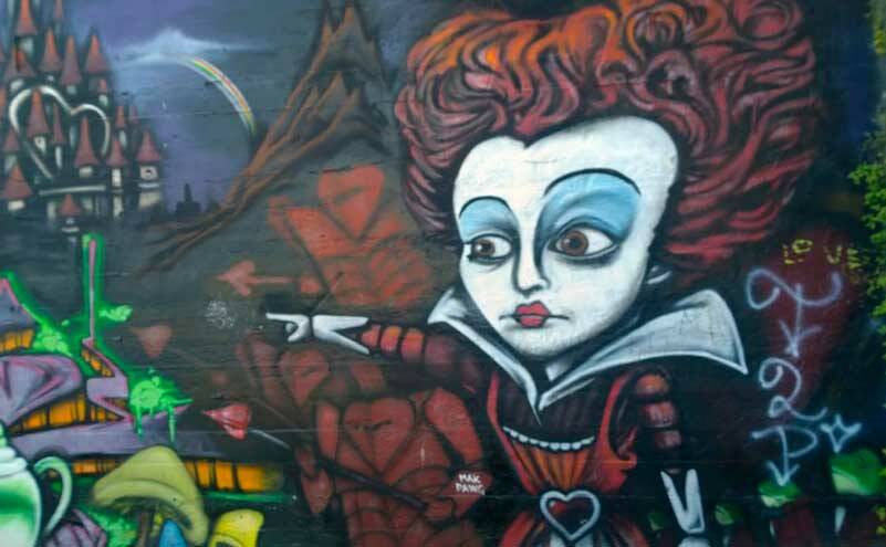 Maybe its just me, but when the Queen of Hearts says, Go that way! Im not so sure I want to go. And when she says, Off with their heads! Im not convinced that I want to keep in the game. (Photo by Morf Morford)