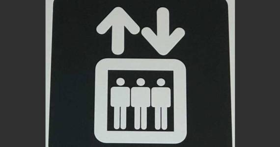 I dont know what this sign was intended to mean, but there must be a term for a group of men who cant decide which way to go - and refuse to ask for directions. (Photo by Morf Morford)