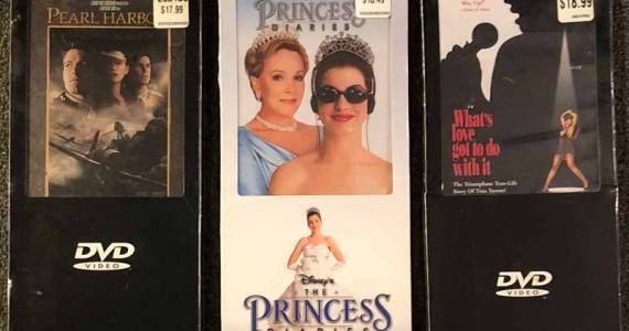 How we pay, how much we pay, and what we get for it seems to always be changing. Movies used to come on discs, some in long boxes like these - for about $20 each. Owning physical media is as dated as the fashion sense of twenty years ago. (Photo by Morf Morford)