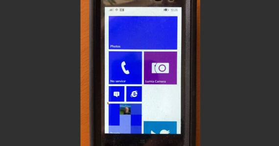 This is a photo of my first smart phone. Its a Microsoft Windows phone. It had a great camera and many other features. And yes, its a relic. (Photo by Morf Morford)