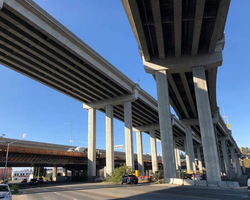 Instead of mountain or water views, South Tacoma has views like this. (Photo by Morf Morford)