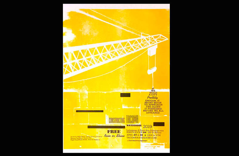 The presence of construction cranes over the landscape of Tacoma has become almost an everyday sight. But it is easy to forget that every construction project, is, by necessity, temporary. (Image courtesy of Beautiful Angle)
