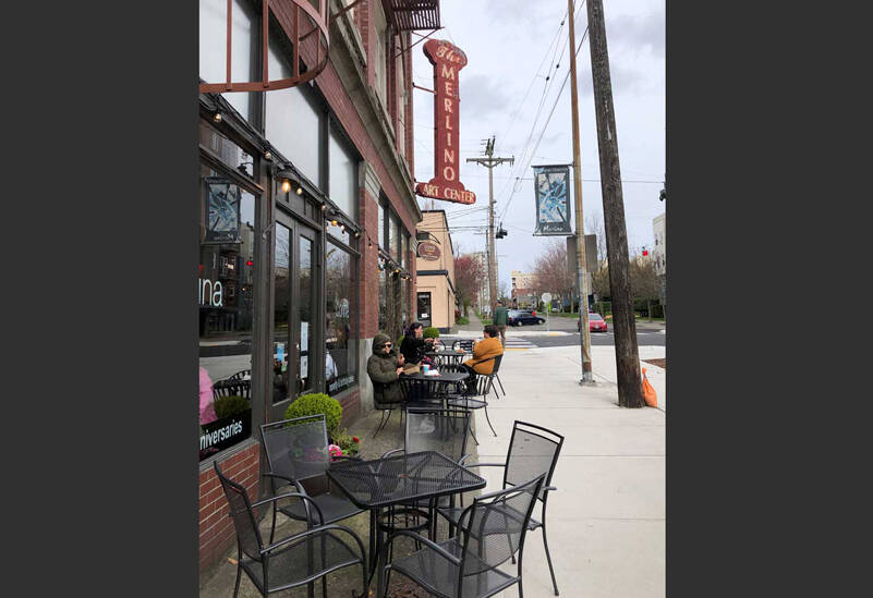 Local streets tend to be conducive for all kinds of gatherings and interactions. Roads and freeways are not. (Photo by Morf Morford)