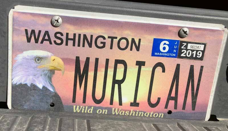 Some take ignorance and bad grammar as a benchmark of patriotism. Im not convinced that the Founding Fathers would agree. (Photo by Morf Morford)