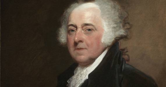 Gilbert Stuart's portrait of John Adams. (Wikimedia Commons)