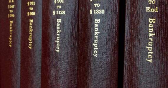 Books containing the laws governing bankruptcy