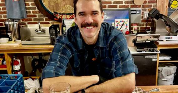 Tom Gibbon, owner of tom's sandwich co. Photo by Kelly Reehorn