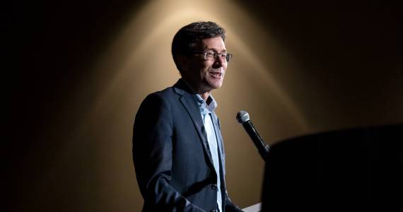 Sound Publishing file photo
Washington Attorney General Bob Ferguson speaks in 2023 in Everett, Washington.