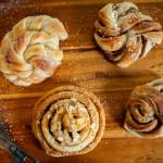 Thea Billing and Noah Citron, co-owners of Midsommar Bakery, started selling Swedish buns and other pastries at the Proctor Farmers Market on Saturdays starting in March. Photos courtesy of Thea Billing and Noah Citron