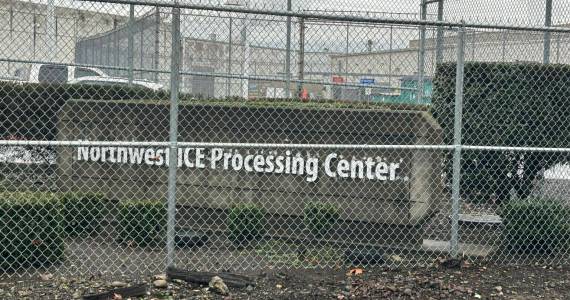 Grace Deng/Washington State Standard
Northwest ICE Processing Center.