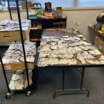 Courtesy of Clark County Auditor
Election officials recovered these ballots from a ballot drop box targeted in an arson in Vancouver, Washington on Oct. 28, 2024. Officials were able to identify voters for 488 damaged ballots and they are getting replacements ballots this week.