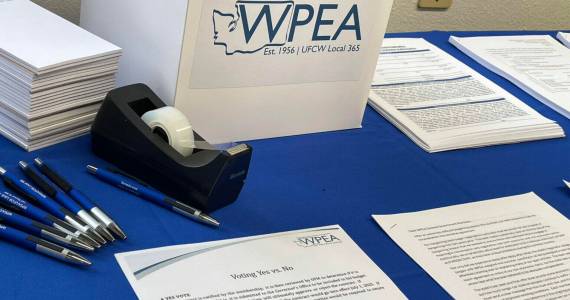 Members of the Washington Public Employees Association voted down a tentative agreement containing the states last, best offer. Members may have to go without a wage hike for a year absent a new deal. (Jerry Cornfield/Washington State Standard)