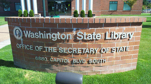Washington State Library in Tumwater, Wash. (Courtesy of the Office of Secretary of State)