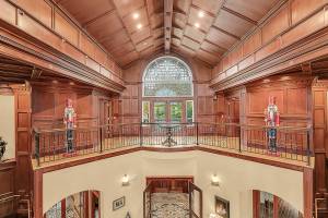 This mansion is a popular vacation rental on Airbnb and VRBO. Its in highest demand around Christmas. (Graystone Castle)